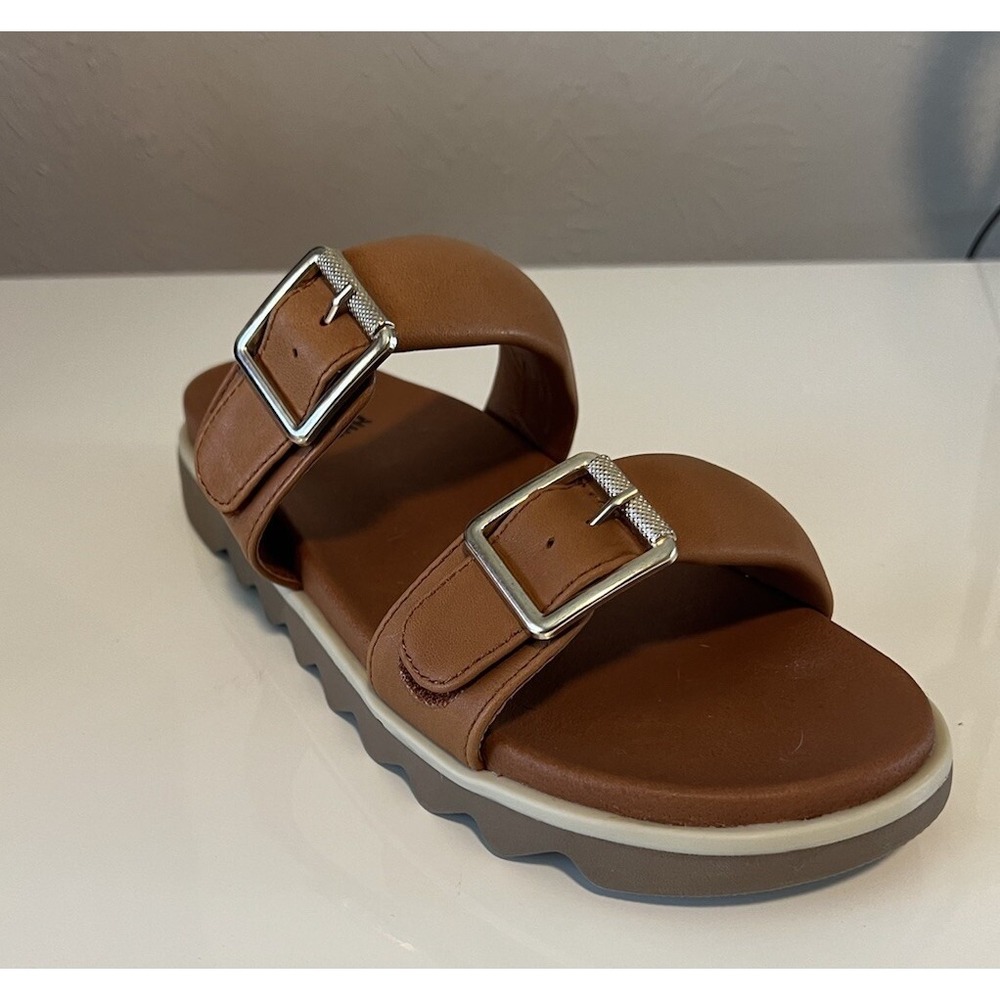 Amputee Cougar Slip On Hook-and-Loop Sandal Cognac‎ RT FOOT ONLY Size 9